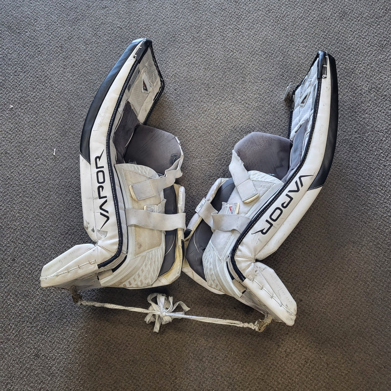 Load image into Gallery viewer, Used Bauer Vapor 2X Goalie Leg Pads Sr Medium
