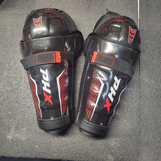 Used PHX Elite Hockey Shin Guards 10"