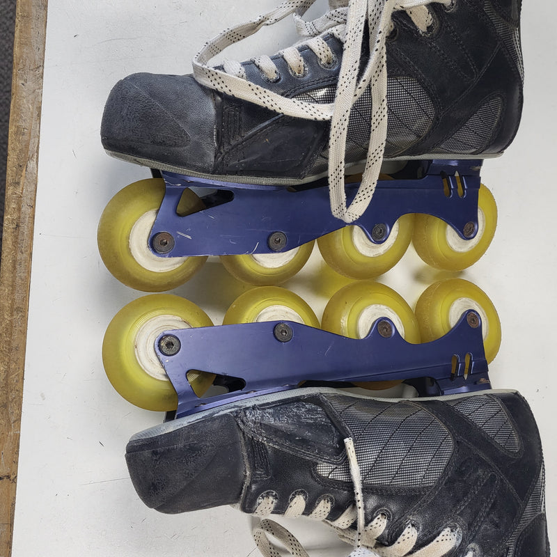 Load image into Gallery viewer, Used Mission Roller Senior Hockey Skates Proto VS 6.5
