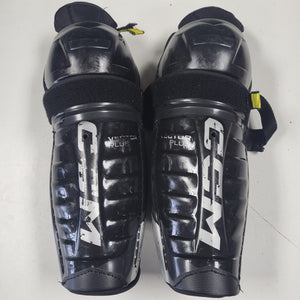 Used CCM Tacks Vector Plus Shin Guards - Size: 11"