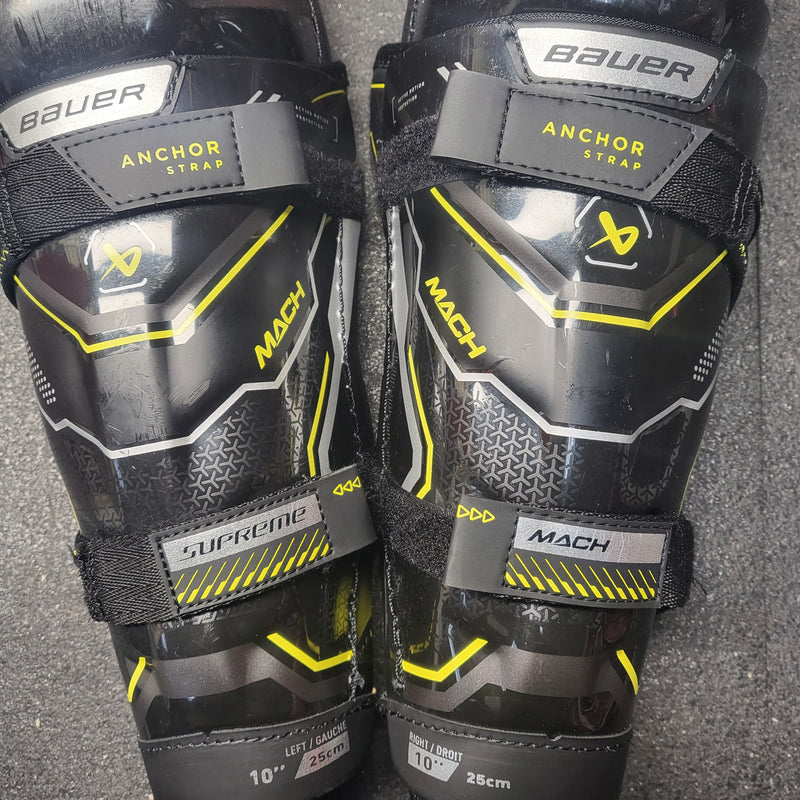 Load image into Gallery viewer, Used Bauer Supreme Mach Youth Shin Guard 10"
