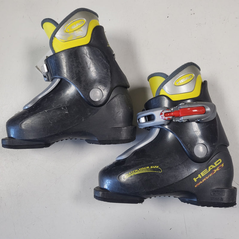 Load image into Gallery viewer, Used Head Carve X1 Ski Boots 221mm
