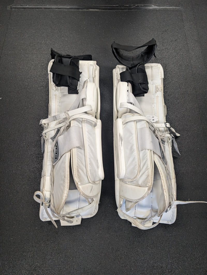 Load image into Gallery viewer, Used CCM Premier R1.9 34+1&quot; Senior Hockey Goalie Leg Pads

