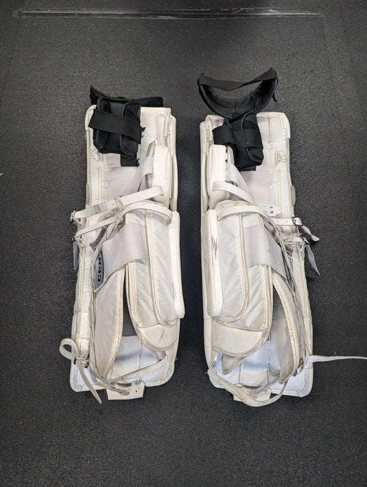 Used CCM Premier R1.9 34+1" Senior Hockey Goalie Leg Pads