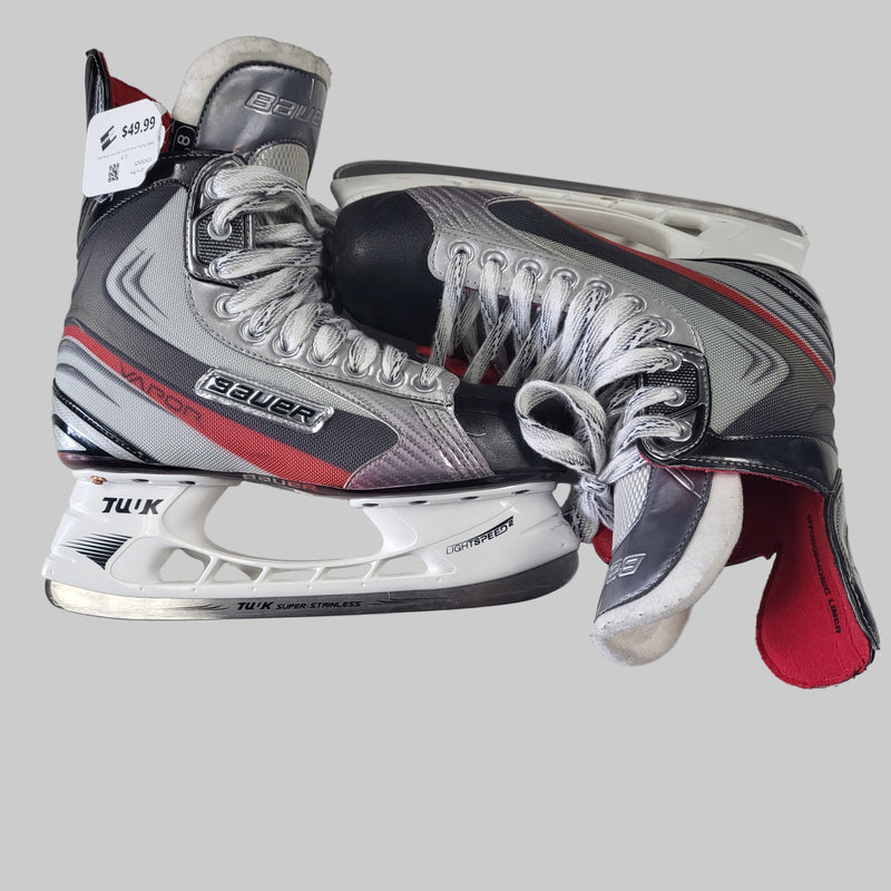 Load image into Gallery viewer, Used Bauer Vapor X4.0 Size 8D Senior Hockey Skates
