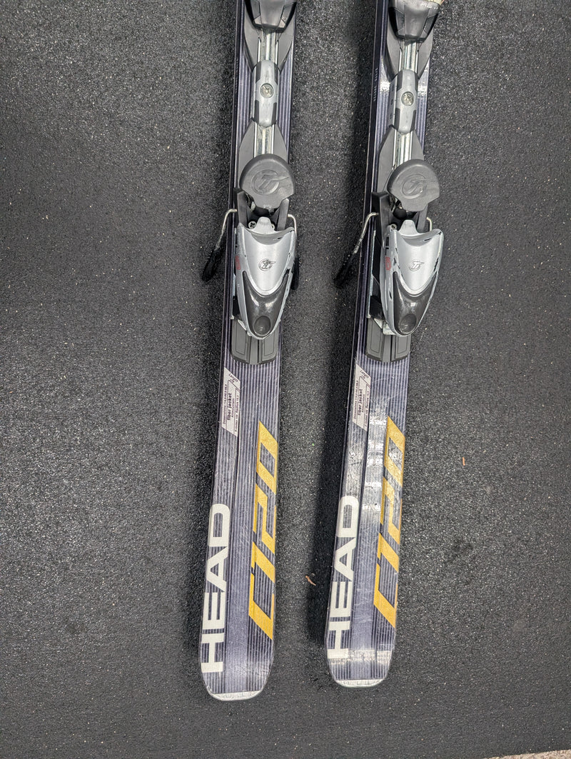 Load image into Gallery viewer, Used Head C120 170cm Skis w/ Bindings
