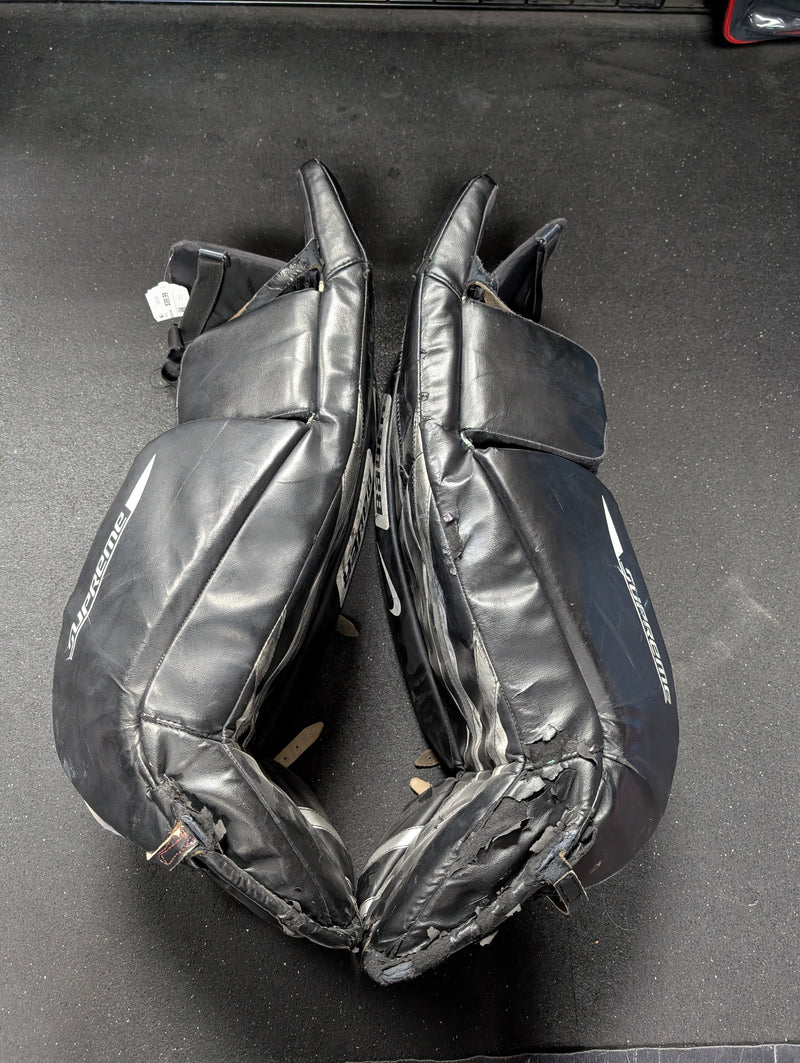 Load image into Gallery viewer, Used Nike Bauer Supreme One55SE Senior 34&quot; Goalie Leg Pads
