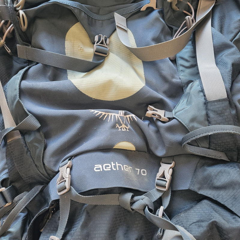 Load image into Gallery viewer, Used Osprey Aether 70 Hiking Backpack
