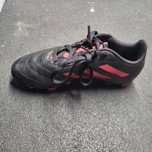 Used Adidas Pink/Black Soccer Cleats Size 1