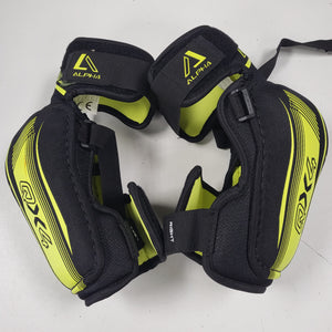 Used Warrior Alpha QX4 Hockey Elbow Pads - Size: Sr Medium
