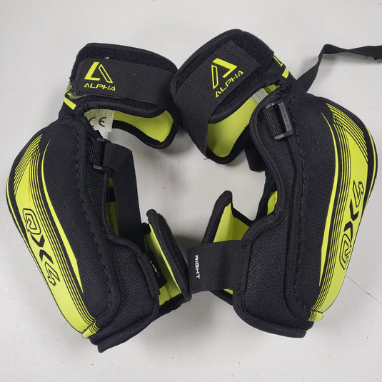 Used Warrior Alpha QX4 Hockey Elbow Pads - Size: Sr Medium