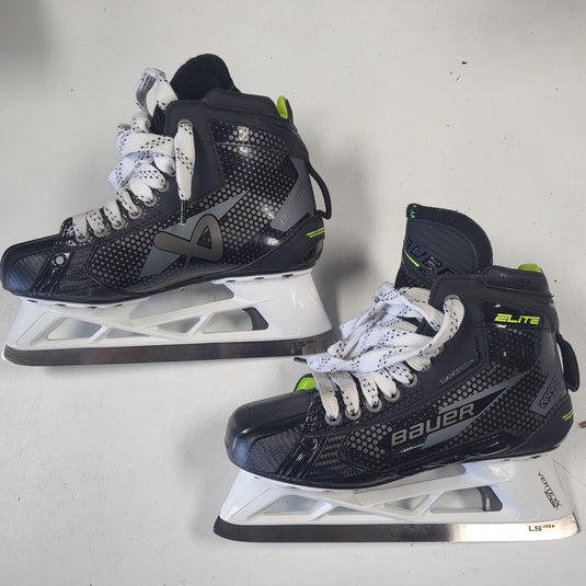 Used Bauer Elite Goalie Skates - Size: 6.5 Fit 3