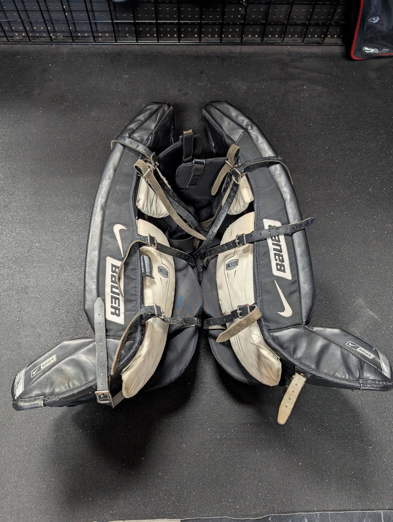Load image into Gallery viewer, Used Nike Bauer Supreme One55SE Senior 34&quot; Goalie Leg Pads
