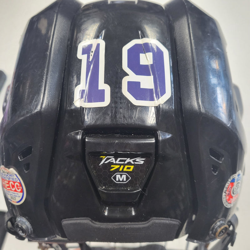 Load image into Gallery viewer, Used CCM Tacks 710 Hockey Helmet Side Medium
