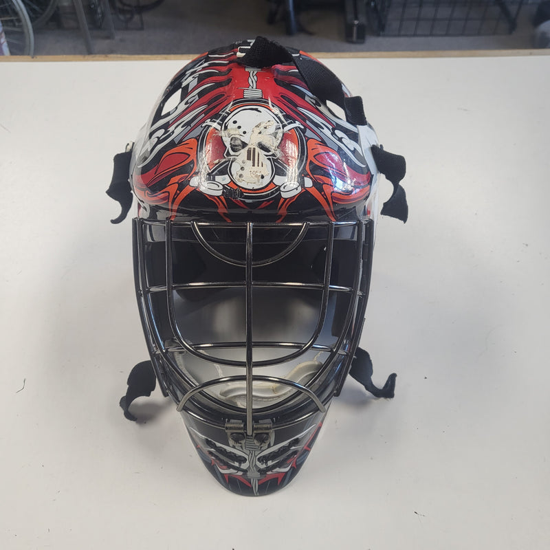 Load image into Gallery viewer, Used Franklin Street Extreme Goalie Mask Helmet Skull Protector
