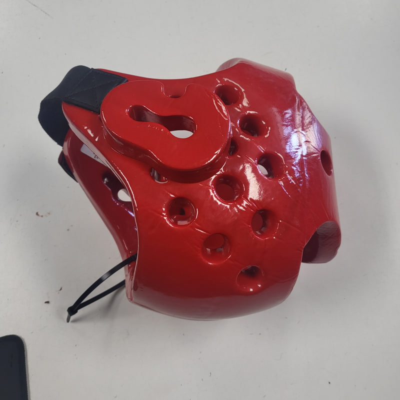 Load image into Gallery viewer, Used Dipped Foam Martial Arts Head Gear -Red
