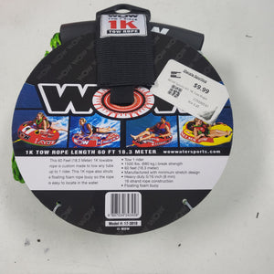 WOW Sports 60' 1K Tow Rope