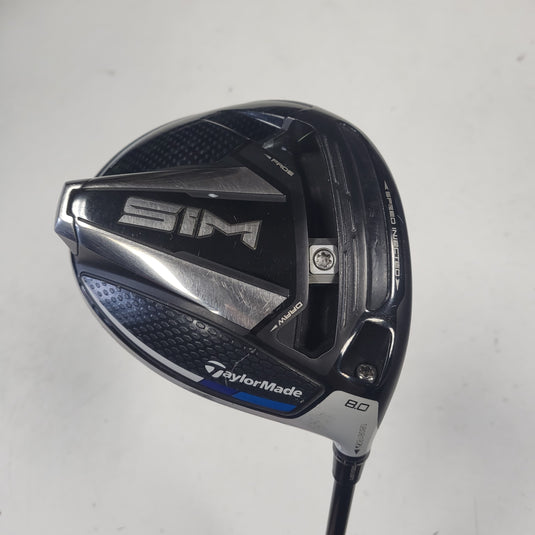 Used Taylormade Sim 8 Degree RH Golf Driver