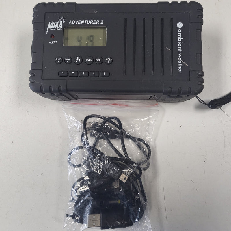 Load image into Gallery viewer, Used Ambient Weather Adventurer2 WR-335 NOAA Weather Alert Radio
