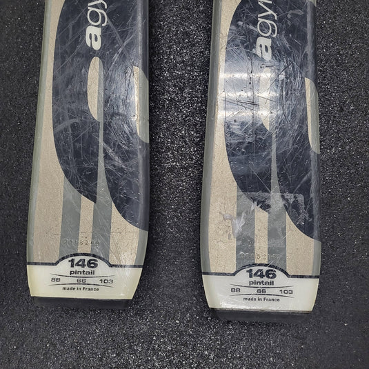 Used Dynastar agyl 6 146cm Pintail Skis