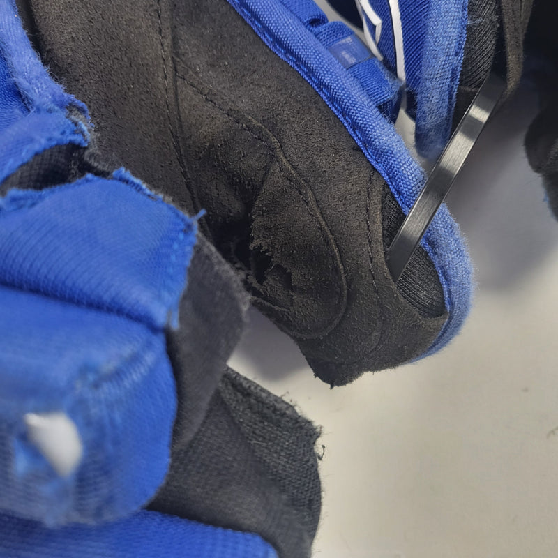 Load image into Gallery viewer, Used Warrior Alpha LX30 Hockey Gloves 10" Blue
