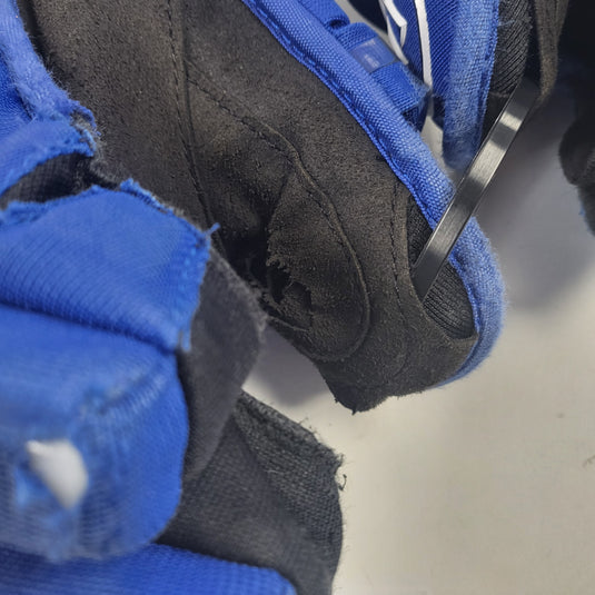 Used Warrior Alpha LX30 Hockey Gloves 10" Blue