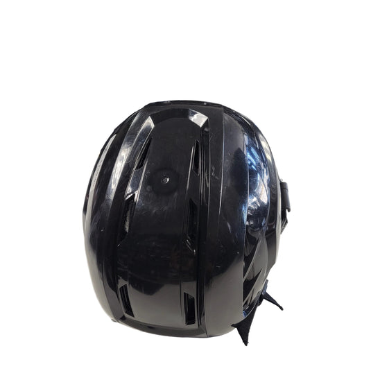 Used Warrior Alpha One Pro Black Lg Hockey Helmet Combo