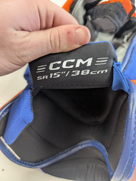 Used CCM HGCLPR Pro Stock Senior 15" Hockey Gloves
