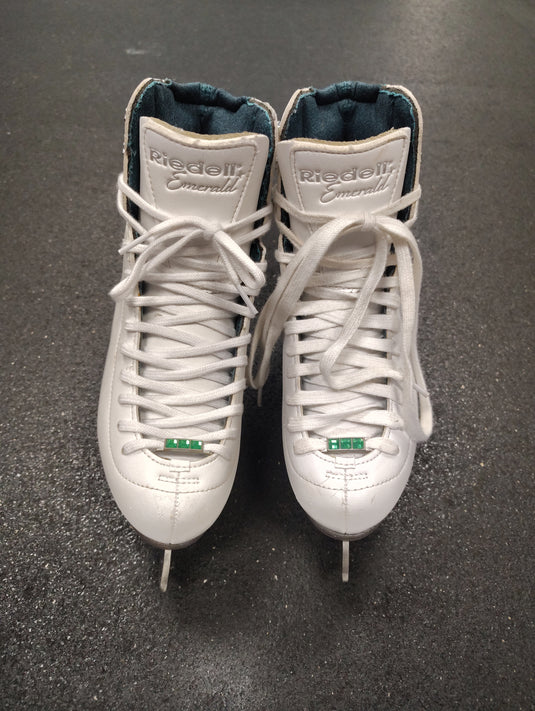 Used Riedell Emerald Size 5.5 Figure Skates