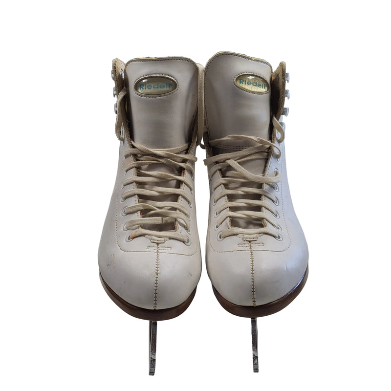 Load image into Gallery viewer, Used Riedell 112W Figure Skates Size 8
