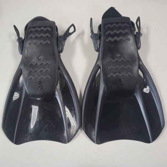 Used U.S. Divers Trek Travel Sized Snorkeling Fins - Size: L (10-13)