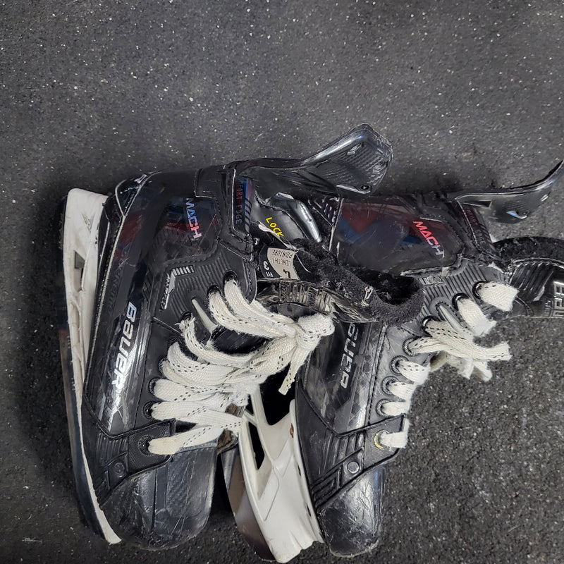 Load image into Gallery viewer, Used Bauer Supreme Mach Int. Size 4 Fit 3 Hockey Skates
