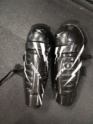 Used TronX 12" Inch Hockey Shin Guards