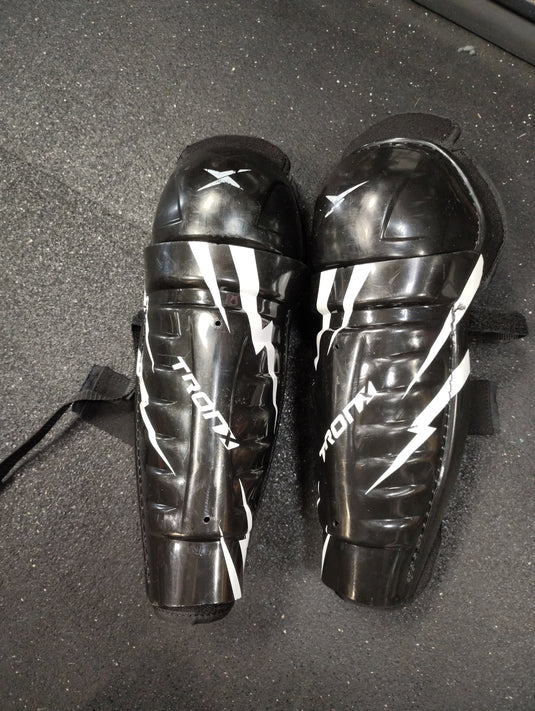 Used TronX 12" Inch Hockey Shin Guards