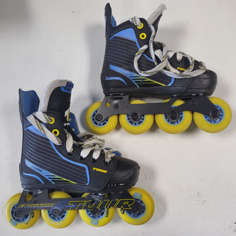 Load image into Gallery viewer, Used Tour Code 9.One Inline Skates - Size: Youth 1-4
