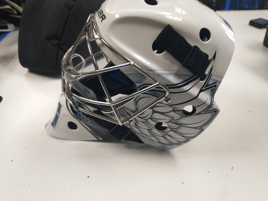 Used Bauer NME8 Fit 1 Hockey Goalie Mask