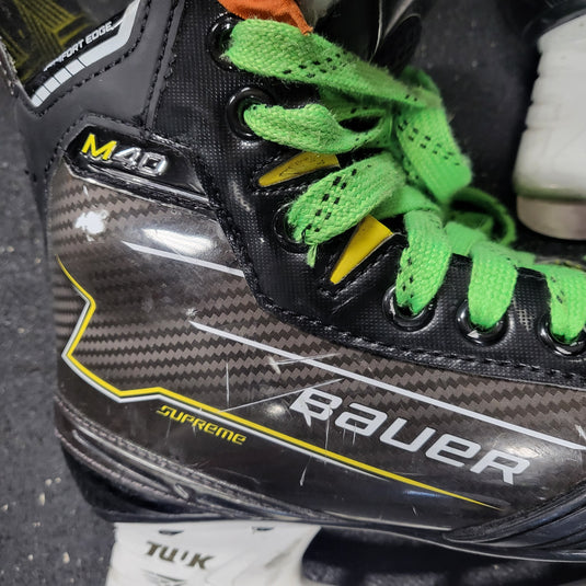 Used Bauer Supreme M40 Hockey Skates Size 3D