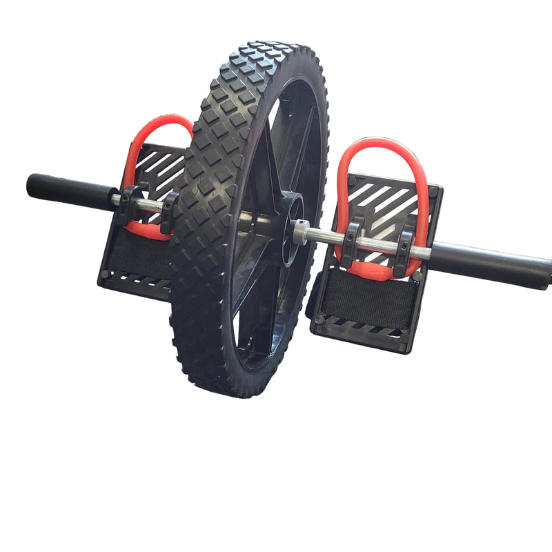 Load image into Gallery viewer, Lifeline Power Wheel for Full Body Functional Fitness - with Foot Straps
