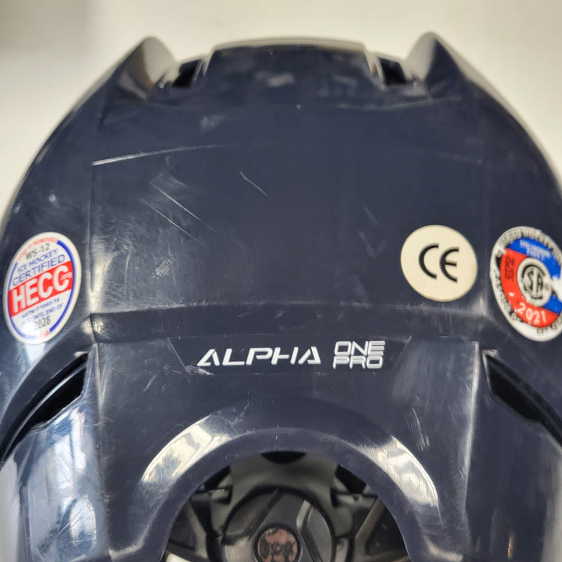 Load image into Gallery viewer, Used Warrior Alpha One Pro With Cage - Size Large
