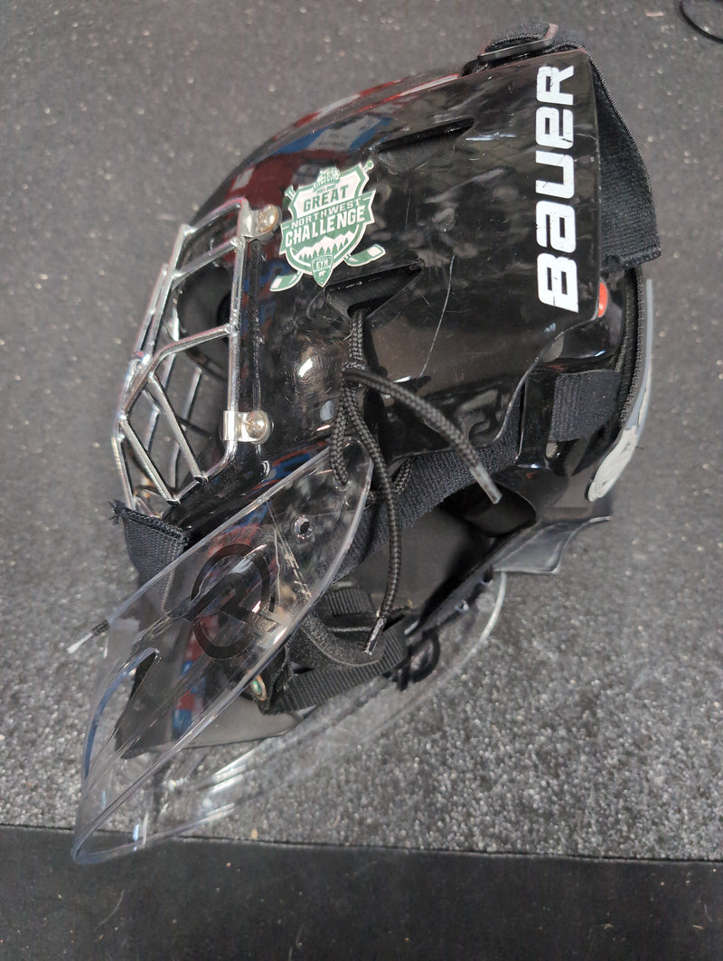 Load image into Gallery viewer, Used Bauer Profile 1200 Senior Hockey Goalie Helmet
