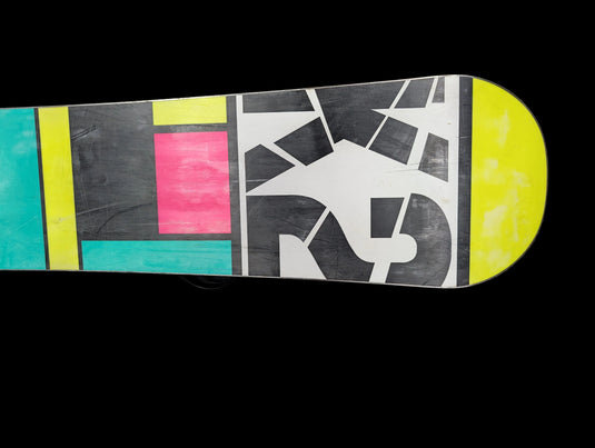 Used K2 World Wide Weapon 55" Snowboard W/Burton Mission Bindings