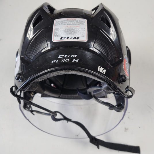 Used CCM FL40 Hockey Helmet With Visor