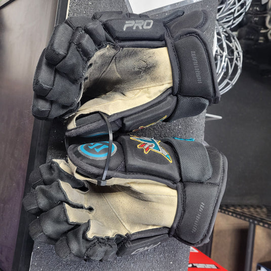 Used Warrior Alpha Tacoma Rockets Hockey Gloves 11" - 28cm