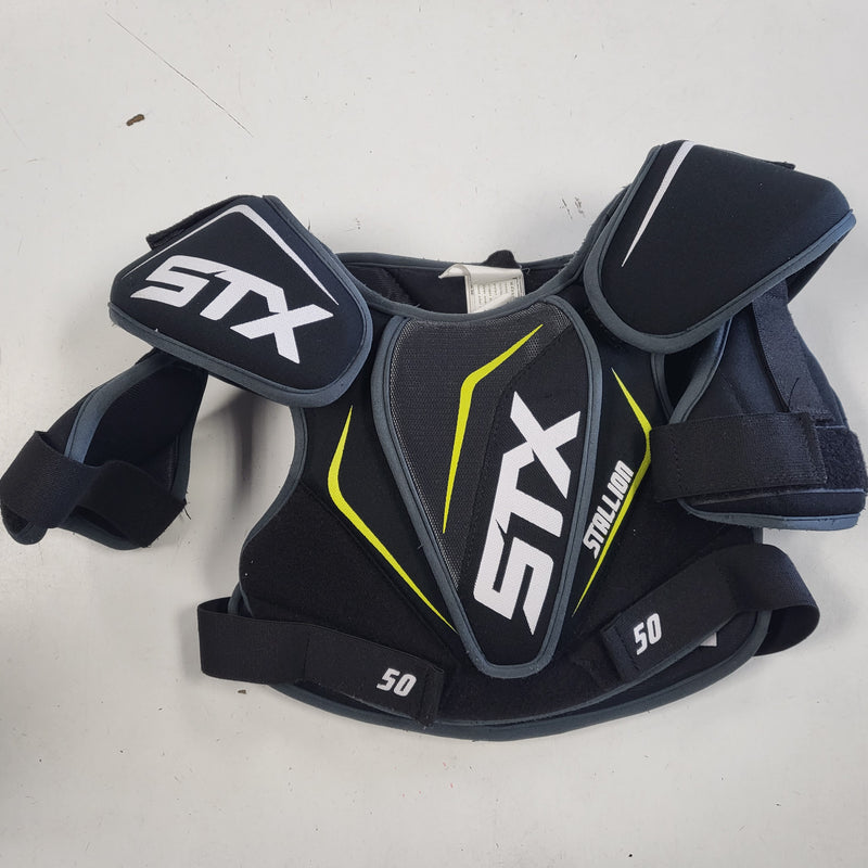 Load image into Gallery viewer, STX Stallion 50 Youth Lacrosse Shoulder Pads
