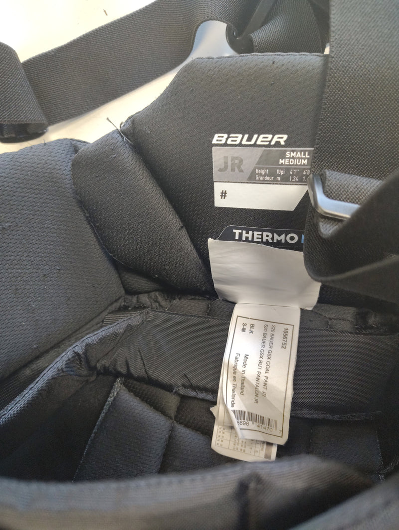 Load image into Gallery viewer, Used Bauer GSX Thermo Max JR Small Medium Hockey Goalie Pants
