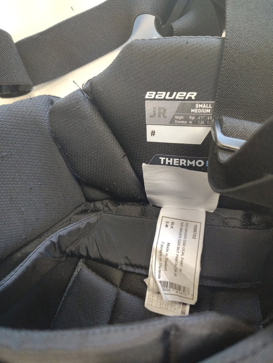 Used Bauer GSX Thermo Max JR Small Medium Hockey Goalie Pants