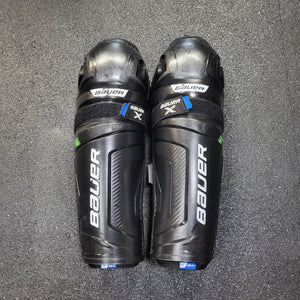 Used Bauer X Shin Pads - 11"