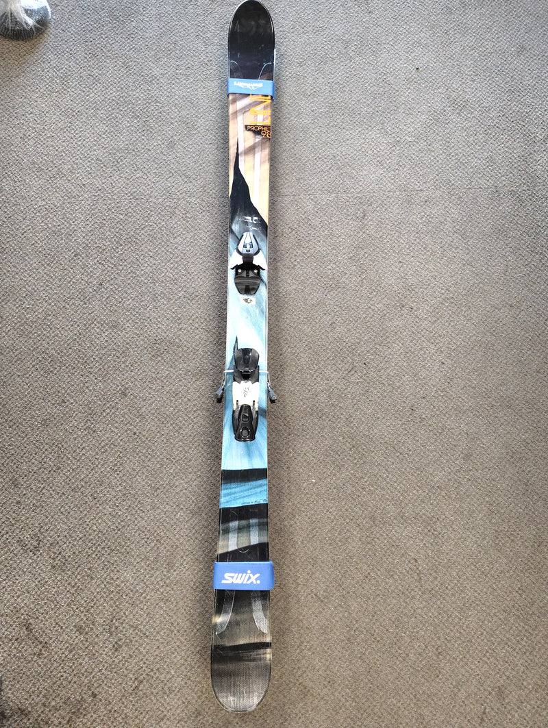 Load image into Gallery viewer, Used Line Prophet 90 (2012) Model Skis Wth Salomon Bindings Z12
