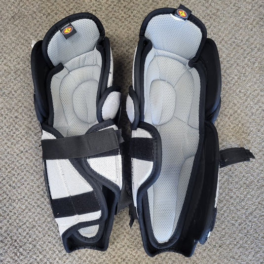 Used Easton UL Hockey Shin Guards 14"