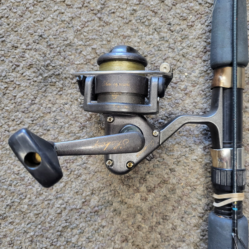 Load image into Gallery viewer, Used Abu Garcia Bronco BS60L Fishing Pole with Shakespeare Excursion Reel
